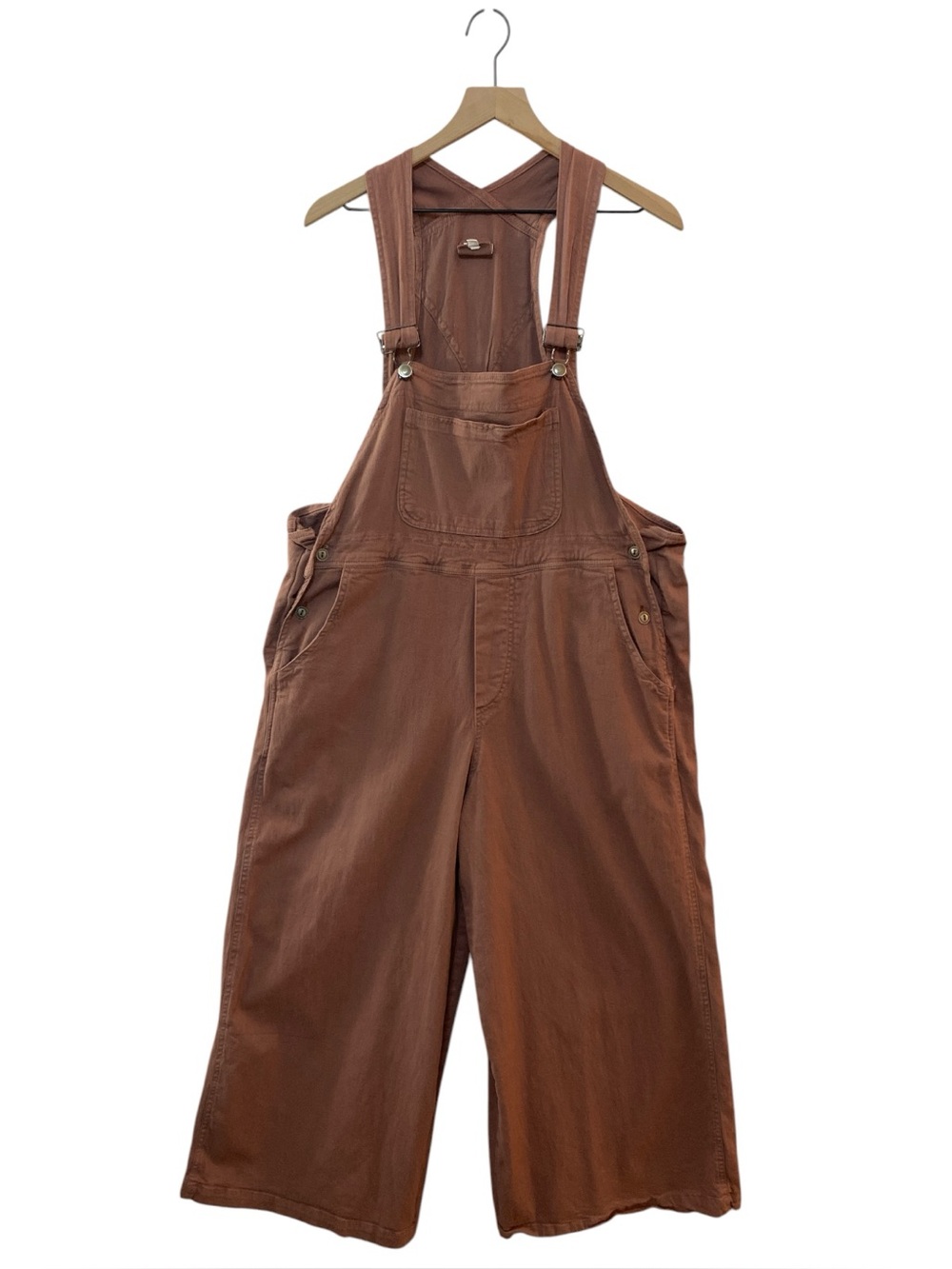 Blue Fish Barclay Wide-Leg Overalls Size S/M (Size 1) Oversized Lagenlook Comfy